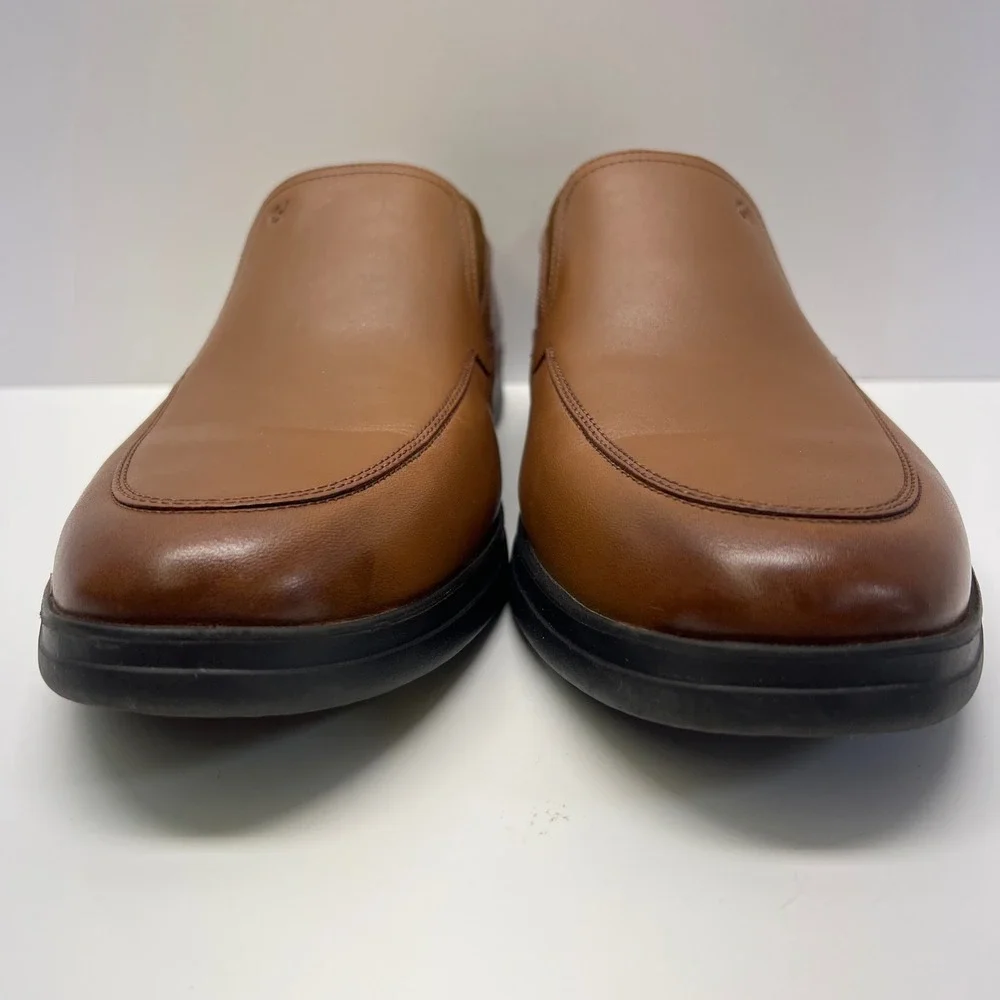 Cole Haan Mens Brown Leather Slip On‎ Loafer Shoes Grand Ambition Size 10 M